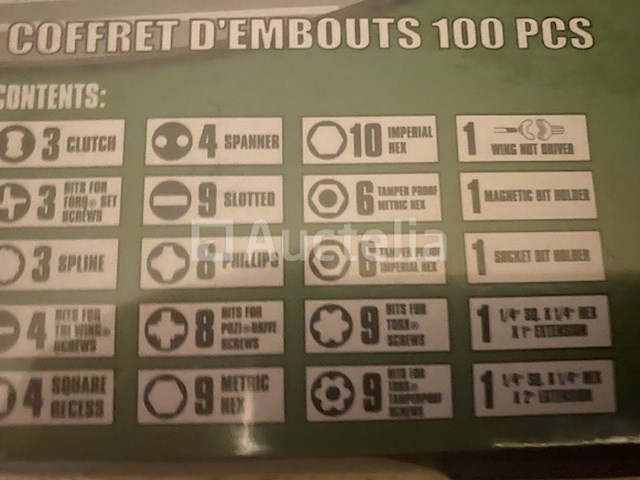 100 delige bit set - afbeelding 1 van  2