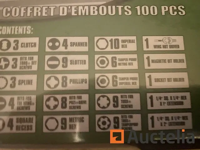 100 delige bitset - afbeelding 2 van  2