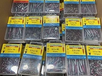 100 doosjes houtschroeven mix - afbeelding 1 van  3