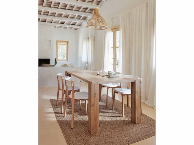 100% jute vloerkleed 200 x 300 cm - afbeelding 1 van  4
