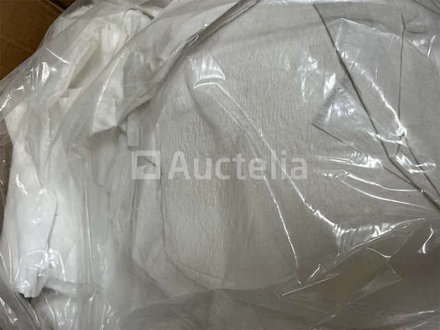 100 kg hoogwaardige microvezel poetsdoeken, wit en blauw, reiniging - afbeelding 2 van  5