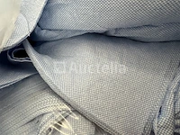 100 kg hoogwaardige microvezel poetsdoeken, wit en blauw, reiniging - afbeelding 5 van  5