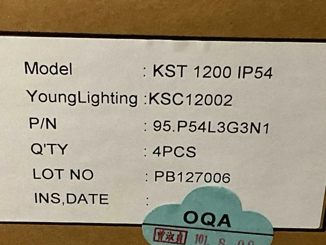 100 led plafondlampen young lighting kst 1200 - afbeelding 6 van  6