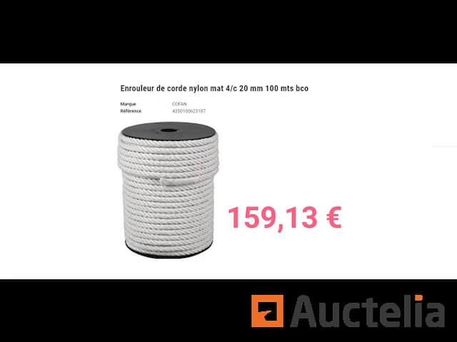 100 meter van touw nylon cofan 4/c - afbeelding 1 van  4