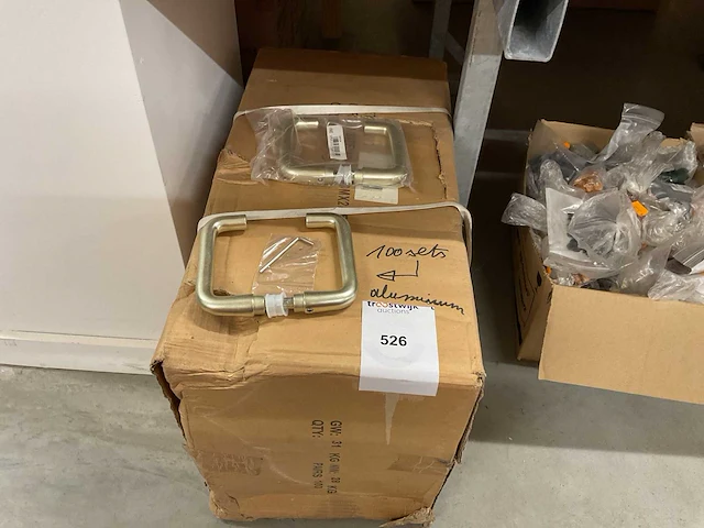 100 sets aluminium deurklinken - afbeelding 1 van  5