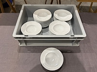 100 witte bordjes - afbeelding 1 van  4