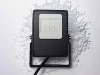 100 x 10w 5000k breedstralers frosted glas smd led waterdicht - afbeelding 1 van  5