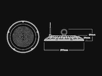 100 x 200w 4000k led ufo highbay slim waterdicht - afbeelding 6 van  7