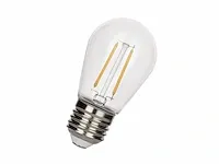 100 x 2w e27 s14 filament plastic shockproof led bulb 2700k - afbeelding 2 van  8