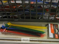 100 x 50 pcs katoelbinders, inhoud mand,tie raps - afbeelding 2 van  2