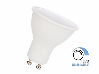 100 x 7w gu10 led spot dimbaar 6000k - afbeelding 1 van  2