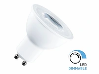 100 x 7w gu10 led spot dimbaar met lens 6500k - afbeelding 1 van  2