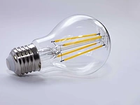 100 x 8w e27 a60 filament led bulb 2700k - afbeelding 2 van  3