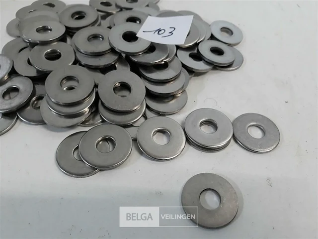 100 x carrosserie rondellen inox a2 m10x30 - afbeelding 3 van  3