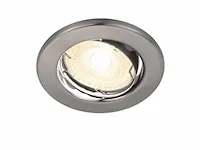 100 x gu10 fitting armatuur met lamphouder (zilver) - afbeelding 1 van  7