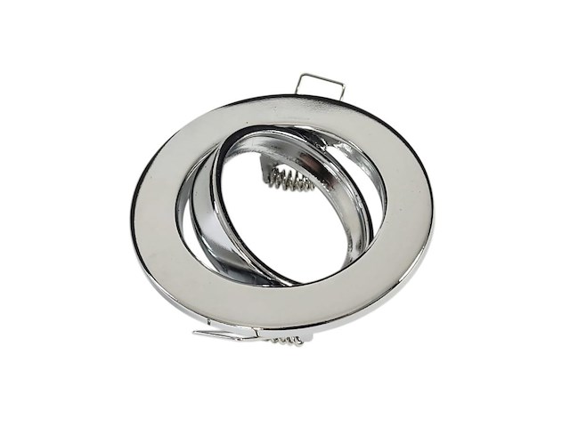 100 x gu10 inbouw armatuur chroom met lamphouder - afbeelding 3 van  9