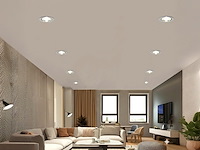 100 x gu10 inbouw armatuur chroom met lamphouder - afbeelding 6 van  9