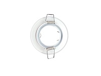 100 x gu10 inbouw armatuur zand wit met lamphouder - afbeelding 4 van  7