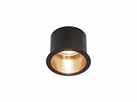 100 x gu10 inbouw design armatuur cilinder zand goud en zwart