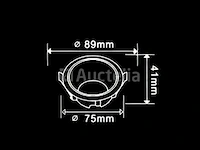 100 x gu10 inbouwspot – rond – zwart/wit – ip20 - afbeelding 4 van  4