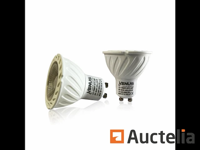 100 x gu10 led spot 6500k - 6w - dimbaar - afbeelding 2 van  5