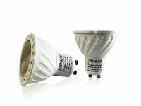 100 x gu10 led spot 6500k - 6w - dimbaar - afbeelding 2 van  5