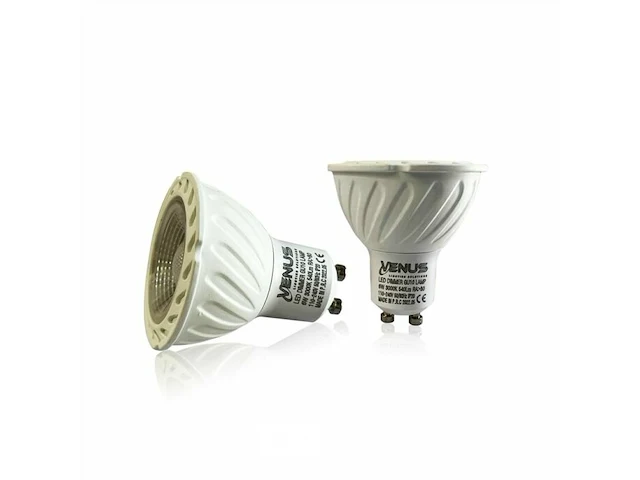 100 x gu10 led spot 6500k - 6w - dimbaar - afbeelding 3 van  6