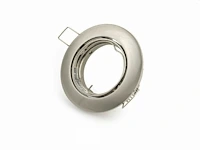 100 x inbouwlamp gu10 – draaibaar – met lamphouder – verchroomd zilver – rond – ip20 - afbeelding 3 van  6