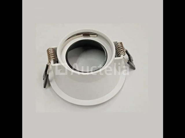 100 x inbouwlamp gu10 – rond – zwart/wit – ip20 - afbeelding 4 van  4