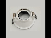 100 x inbouwlamp gu10 – rond – zwart/wit – ip20 - afbeelding 4 van  4