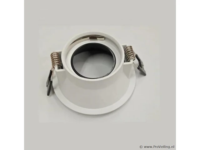 100 x inbouwlamp gu10 – rond – zwart/wit – ip20 - afbeelding 3 van  4