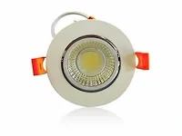 100 x inbouwspot -7w -led - wit - dimbaar 3000k warm wit - afbeelding 3 van  6