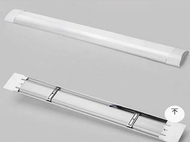 100 x led batten light 36w - 120cm - 6500k koud wit - stofdicht - afbeelding 2 van  6