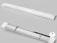 100 x led batten light 36w - 120cm - 6500k koud wit - stofdicht - afbeelding 2 van  6