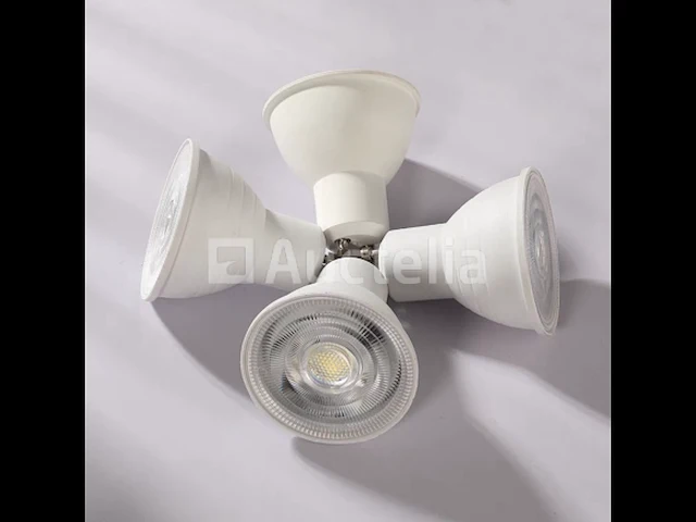 100 x led prikspot gu10 – 5w – 3000k warm wit – ip20 - afbeelding 3 van  5