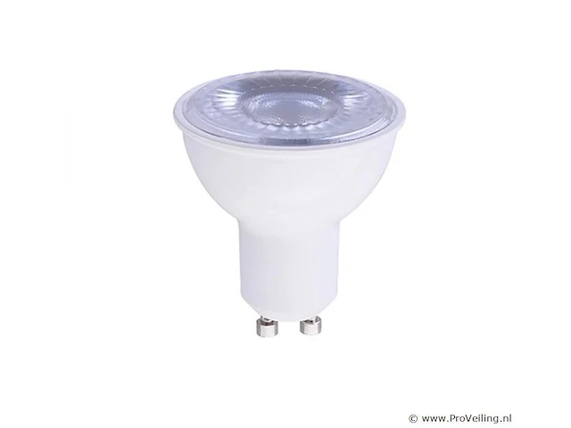 100 x led-spot gu10 – 5w – 3000k warm wit – ip20 - afbeelding 1 van  5