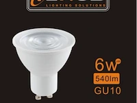 100 x led-spot gu10 – 5w – 3000k warm wit – ip20 - afbeelding 4 van  5