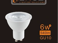 100 x led-spot gu10 – 5w – 3000k warm wit – ip20 - afbeelding 4 van  5