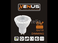 100 x led-spot gu10 – 6w – variabele intensiteit – 3000k warm wit – ip20 - afbeelding 3 van  6