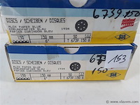 100 x schuurpads rond 150mm k150 - afbeelding 2 van  2