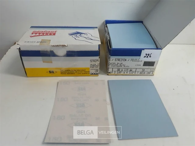 100 x schuurstroken 80x115mm 100 x k180 - afbeelding 2 van  3
