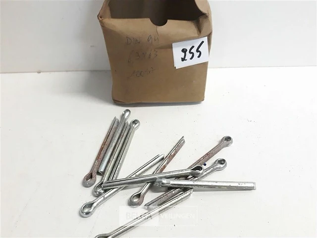 100 x splitpennen 6,3x63 mm - afbeelding 3 van  3