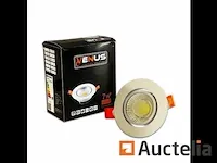 100 x verstelbare inbouwspot (wit) - cob - 7w - 6500k - afbeelding 4 van  6