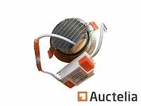 100 x verstelbare inbouwspot (zilver) - cob - 7w - 3000k - afbeelding 3 van  6