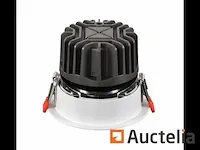 100 x verzonken inbouwspot (ug-07) - 6500k - wit/zilver - afbeelding 1 van  5