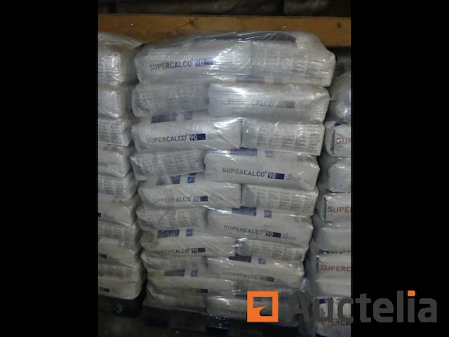 100 zakken van 25 kg supercalco 90 gehydrateerde kalkpoeder - afbeelding 1 van  7