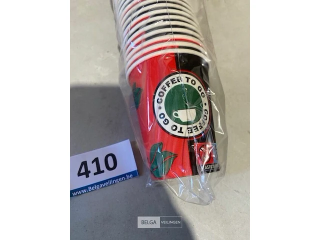 1000 kartonnen drinkbekers 200ml - 8 oz - afbeelding 3 van  3