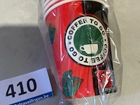 1000 kartonnen drinkbekers 200ml - 8 oz - afbeelding 3 van  3