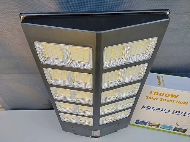 1000 watt - led solar straatlamp (2x) - afbeelding 3 van  13