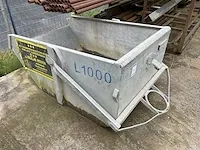 1000+500 afvalcontainer galva (2x) - afbeelding 1 van  5